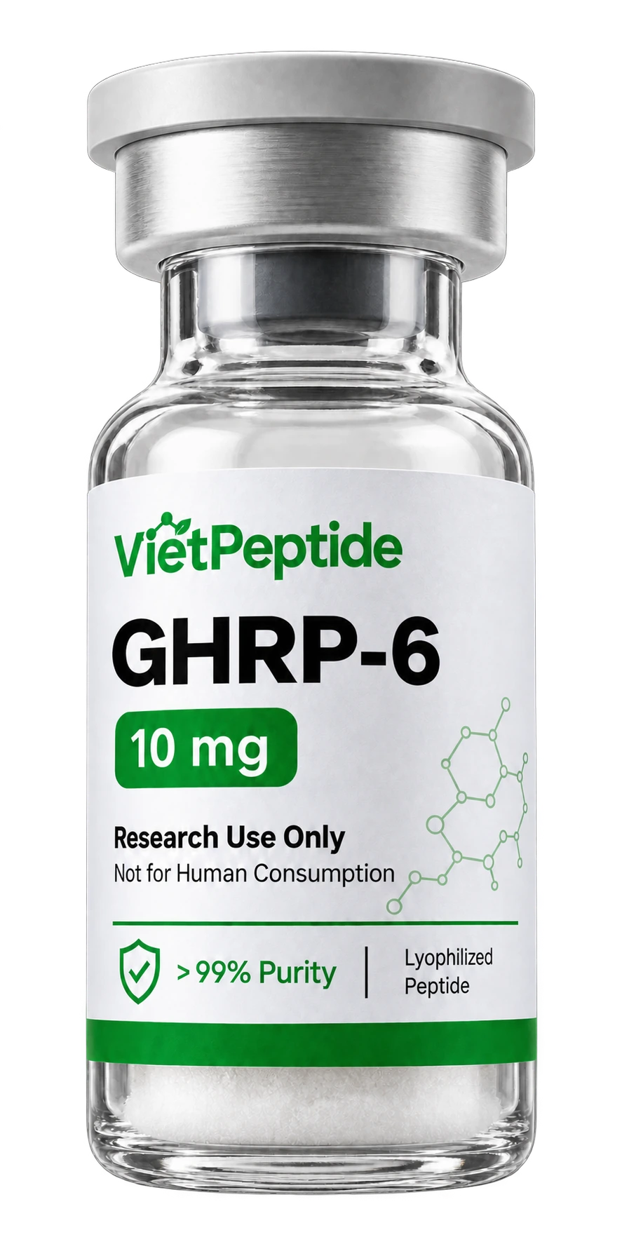 GHRP-6 10 mg — lọ nghiên cứu VietPeptide