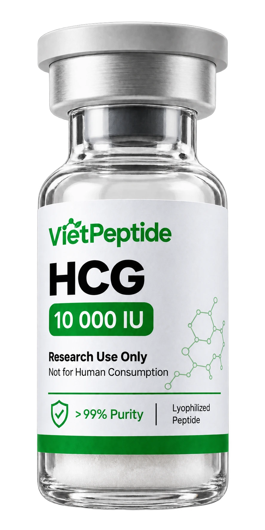 HCG 10000 IU research vial