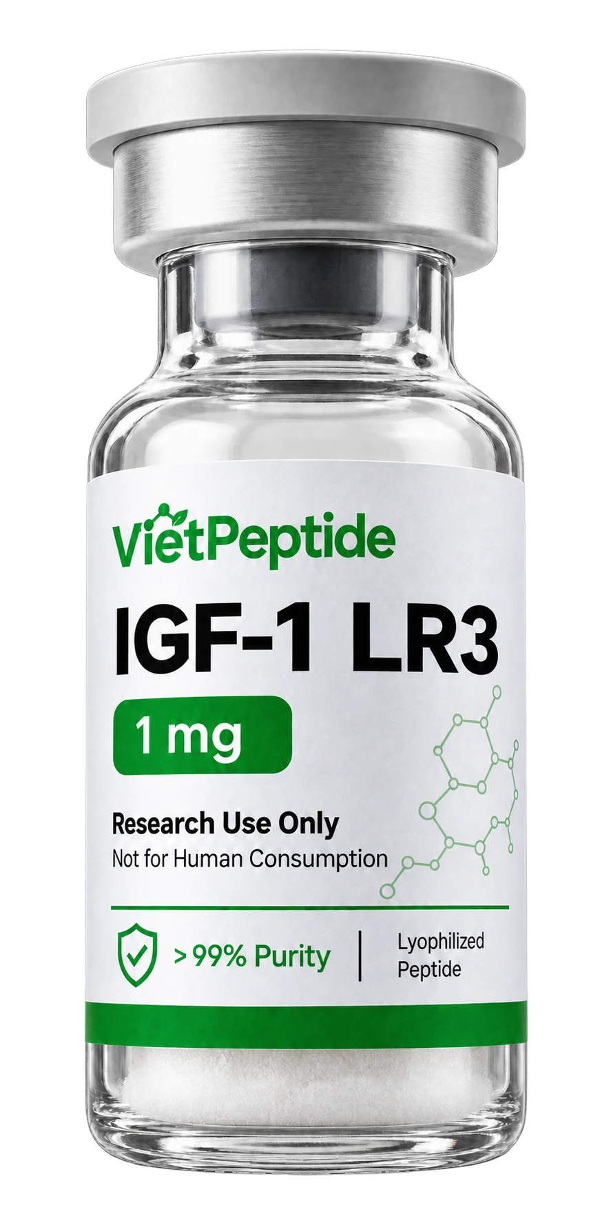 IGF-1 LR3 1 mg — lọ nghiên cứu VietPeptide
