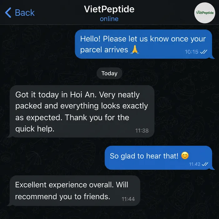 Tin nhắn khách hàng từ Telegram · Hội An