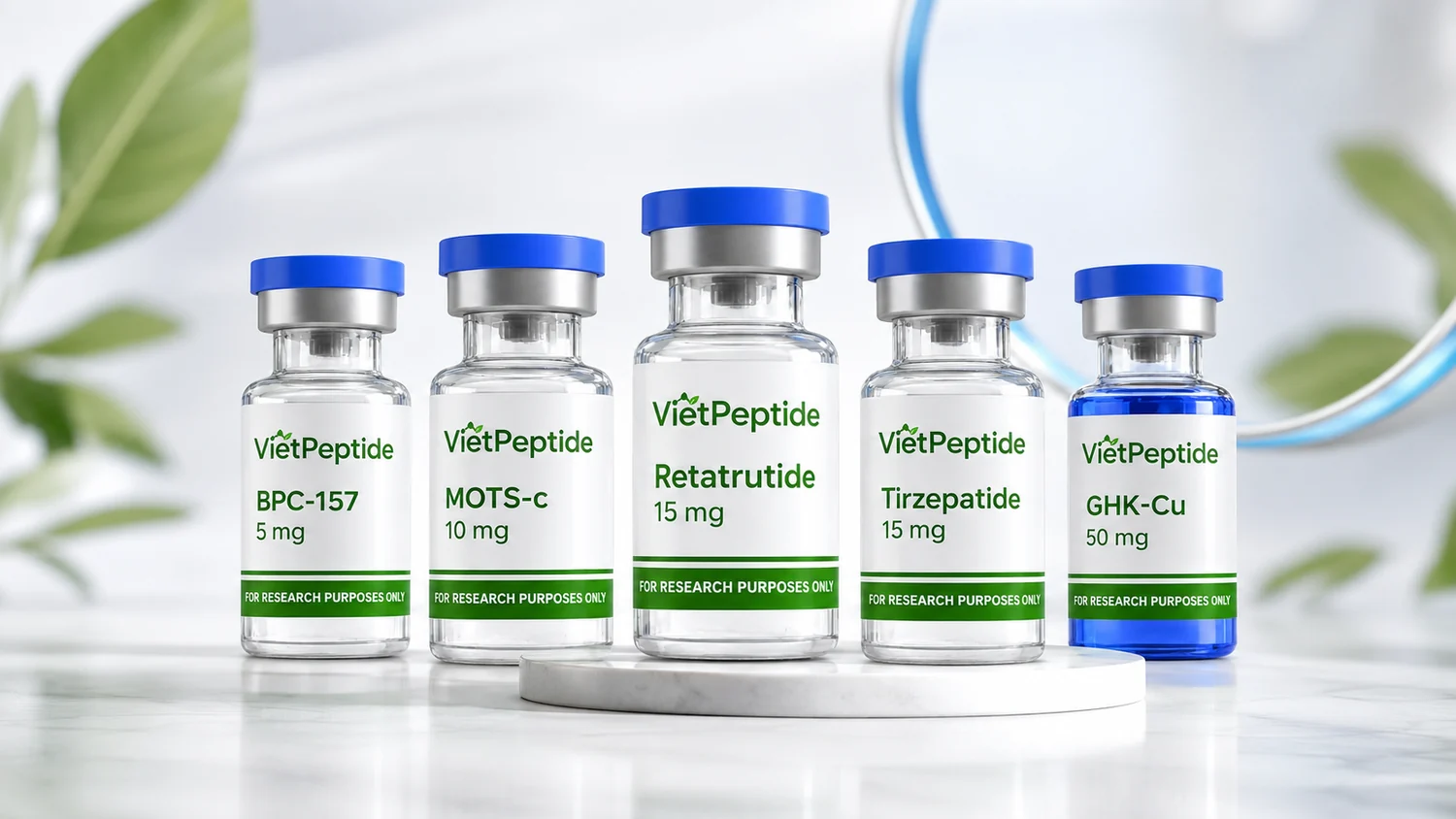 Линейка маркированной продукции VietPeptide