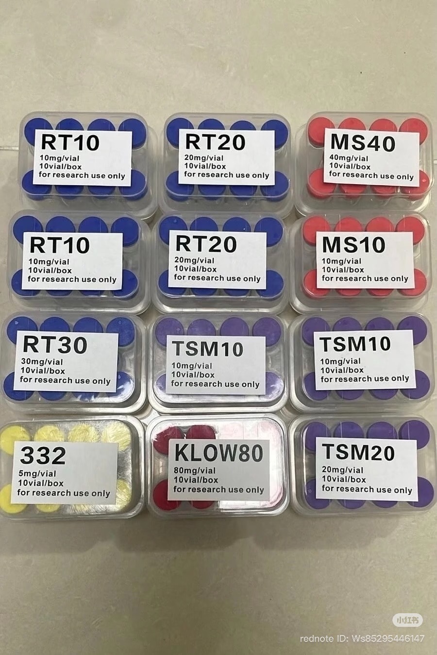 VietPeptide inventory. Current stock overview